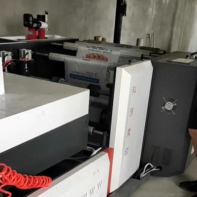 Automatic Used Roll Roll Flexo Printer Woven Bag Gusset Printing Machine