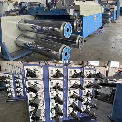 1.8M Second Hand Extrusion Machine 110kw Double Core Filter Flat Yarn Stretching Machine
