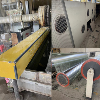 4500kg/24h 中古 プラスチック 画画機 ポリプロピレン 平糸テープ 挤出ライン