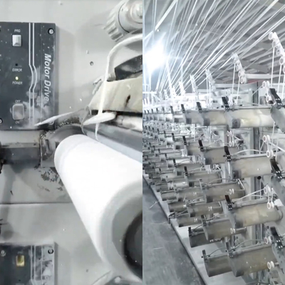 280m/Min Second Hand Stretch Film Extruder Bobbin Winding Machine For Yarn Extrusion Line