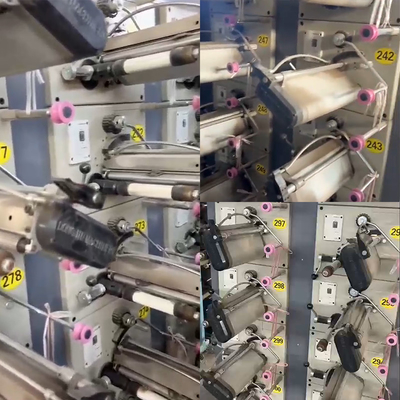 自動二手プラスチックフラットヤーン巻き機 280m/Min ヤーンエクストルーションラインのために