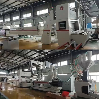Used PP PE Flat Yarn Polystyrene Extrusion Machine Line For Rope PP Woven Bags